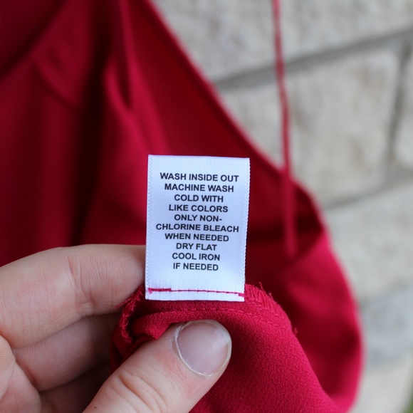 Persian Red Ruffle Tank Top - Picture 5 of 6